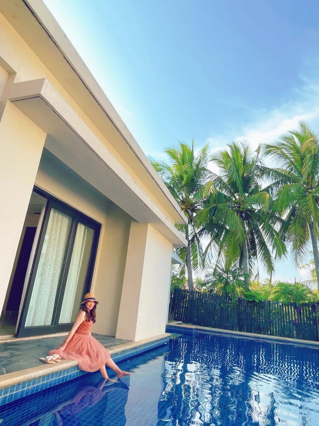 假装在马尔代夫度假,铂尔曼三亚海滩