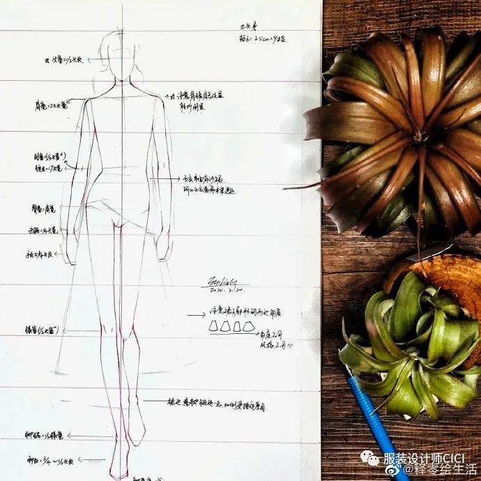 教你画衣服设计图,设计衣服手绘画简单教程整套