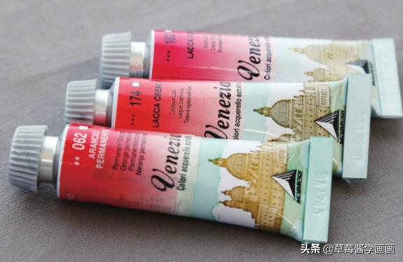 普通水彩颜料画水彩画教学,不会画画也能轻松驾驭的水彩颜料