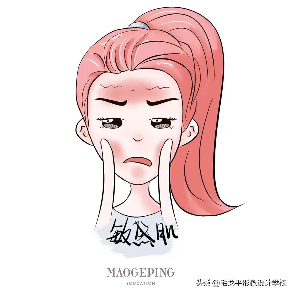 泛红敏感痘肌修复,敏感肌肤泛红修复痘印方法