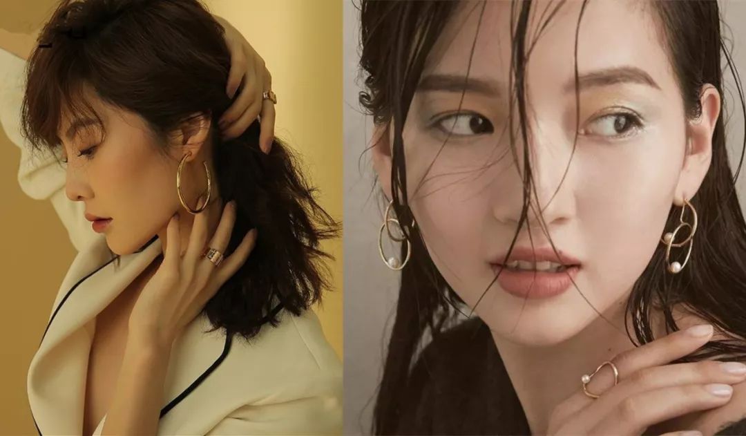 超长流苏耳饰正确戴法,耳饰的100种戴法