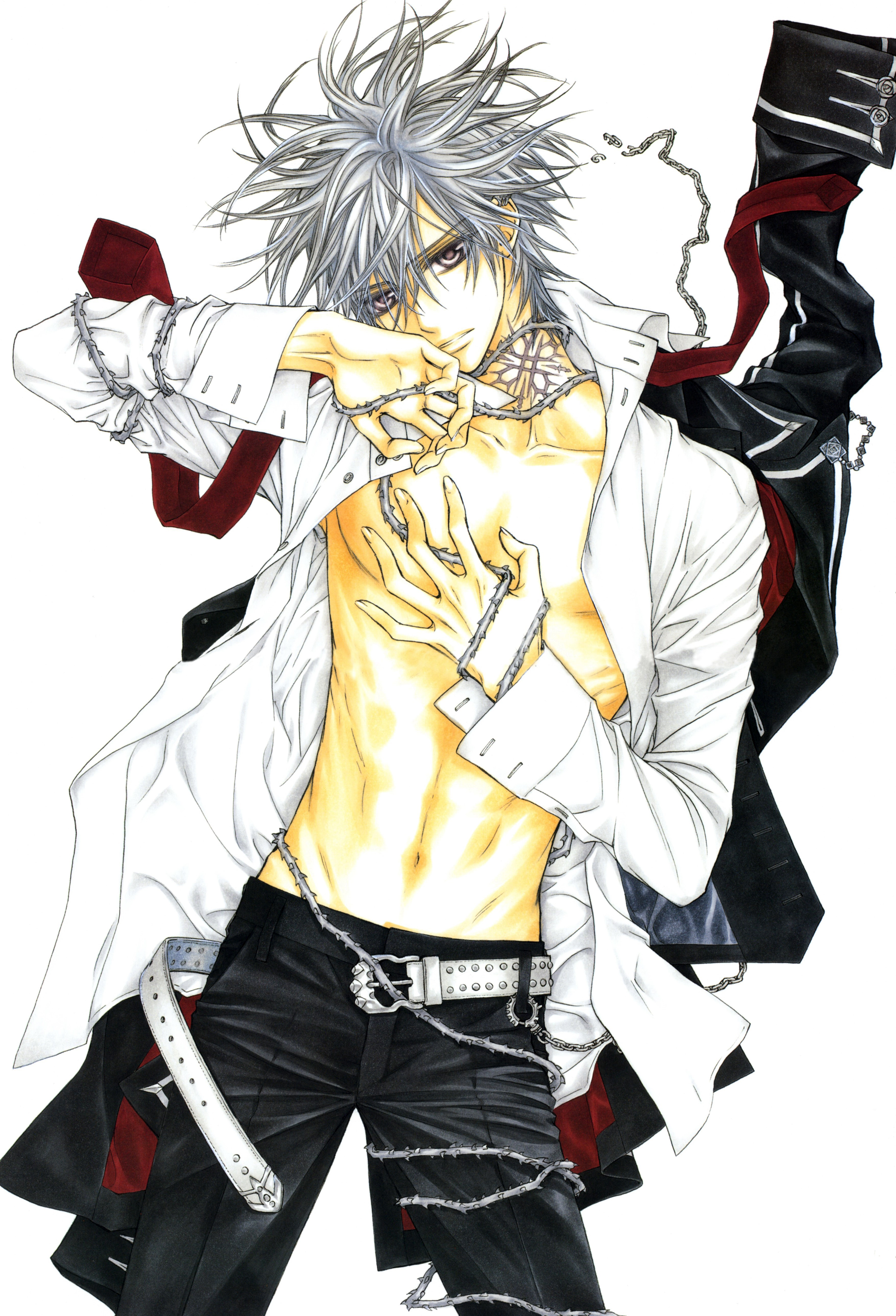 有关帅气吸血鬼的漫画图片,画风超精致的日本吸血鬼漫画