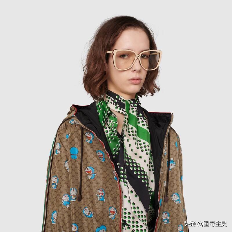 蓝胖子哆啦a梦的图片,哆啦a梦古驰联名蓝胖子