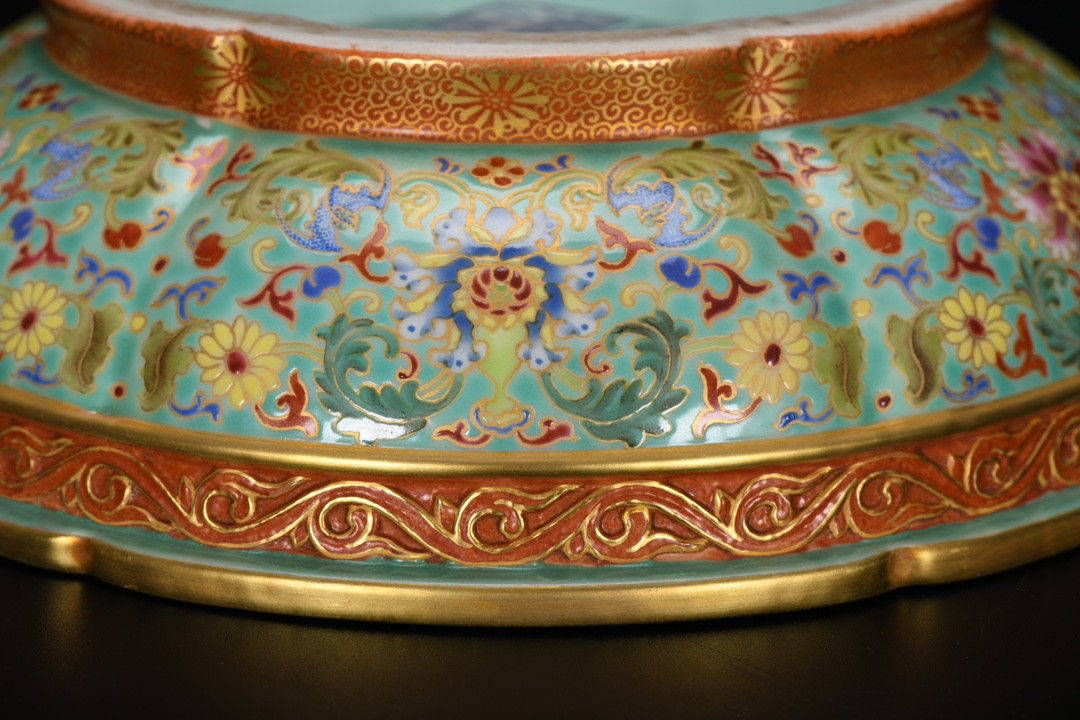 清代官窑珐琅彩将军罐,清代官窑珐琅彩鉴定方法