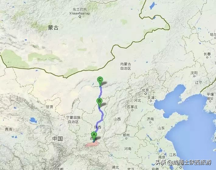 那一年哥踩着小轮车，吱吱呀呀骑过黄土高原：西安--宜君！