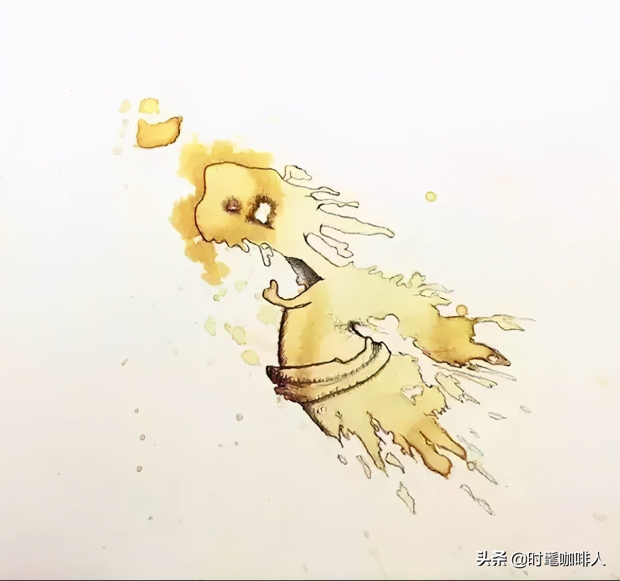 你的杯子里有星空,你的咖啡杯熟悉的气味