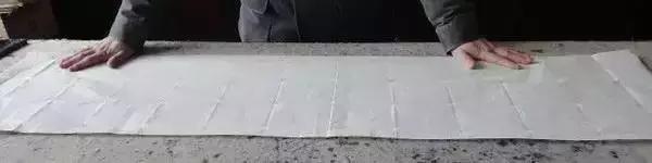 书法对联折纸方法图解,四个字书法折纸方法