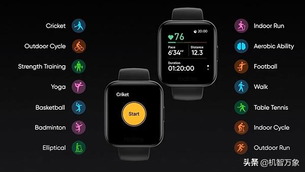 realmegt智能手表,realme智能手表绿光