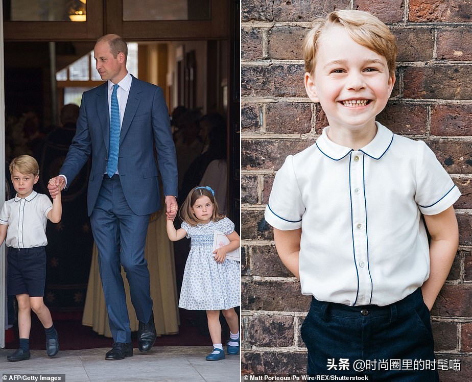 乔治小王子穿西装,乔治王子长大后更帅了