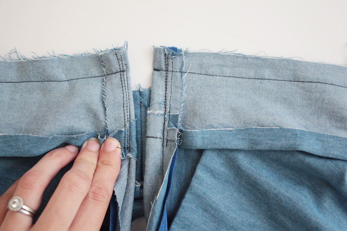 怎么把裙子后面的拉链改成绑带,裙子侧边怎么装拉链最简单方法