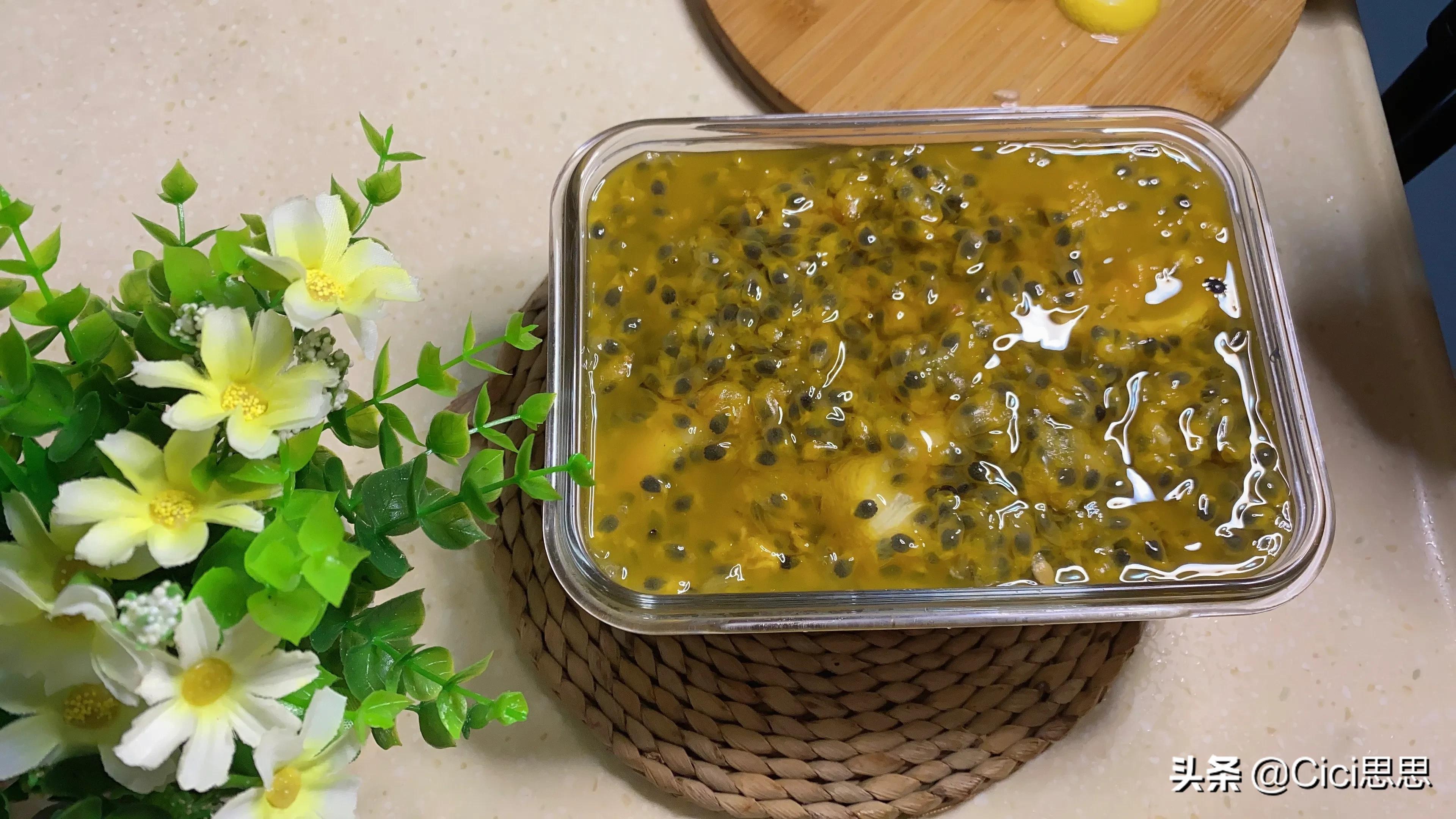 百香果柠檬蜜怎么熬制,柠檬百香果蜜制作方法