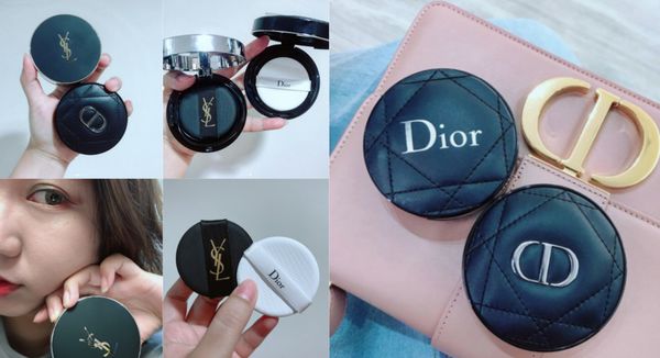 dior雪精灵和ysl气垫对比,diorysl气垫