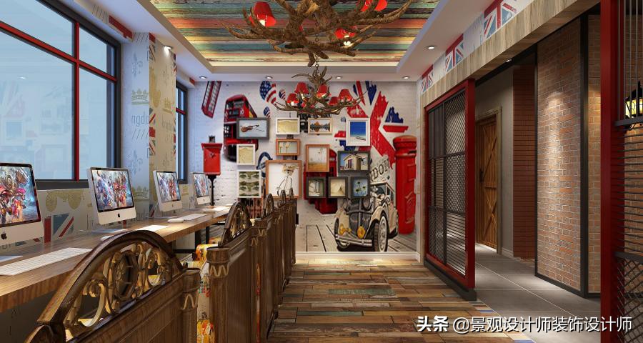 网咖设计效果图,网咖设计图哪找