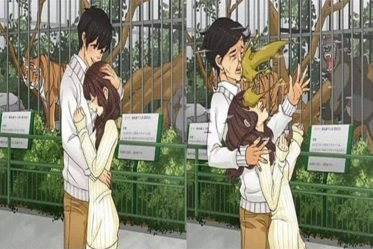 二次元浪漫情侣秀恩爱视频,二次元情侣恩爱