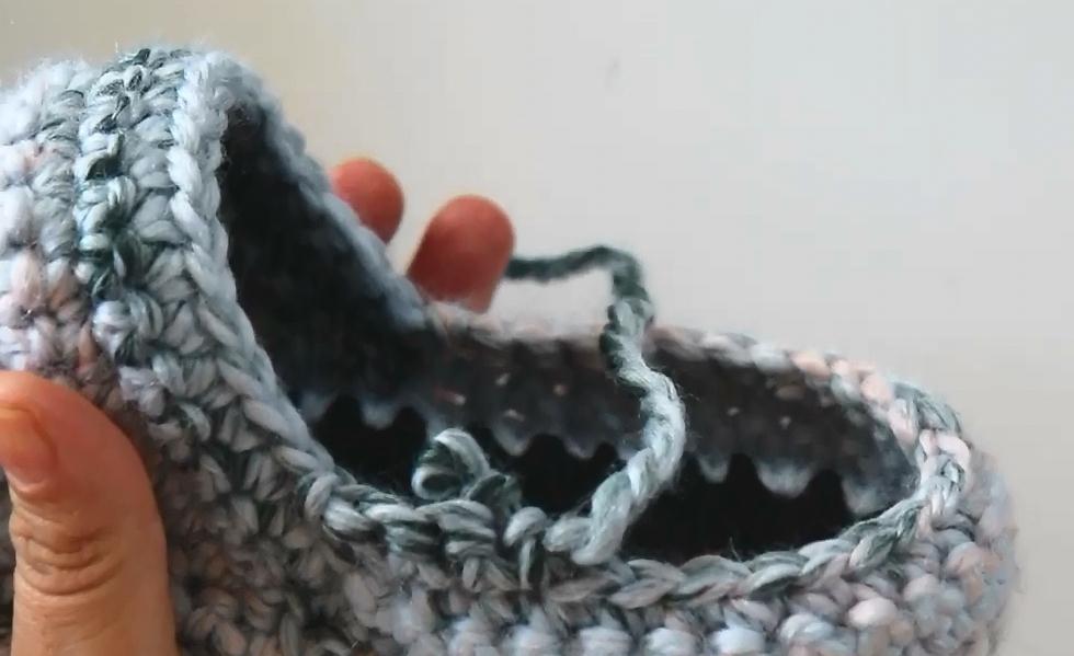 钩针钩鞋最简单的方法,钩毛线鞋怎样钩最好看