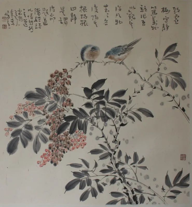 素朴的一花一草、精巧的一鸟一雀