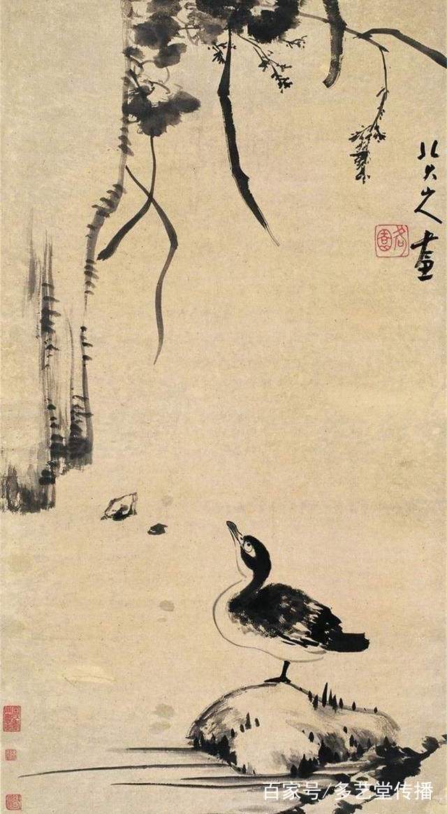 朱耷主要成就,清代八大山人朱耷