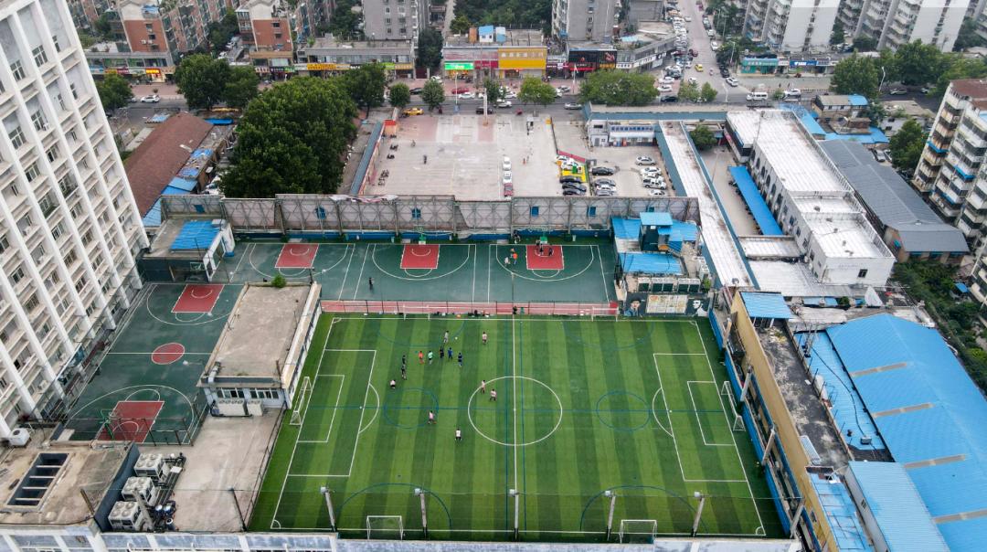 徐州氛围最好的室外球场,徐州金山桥球场