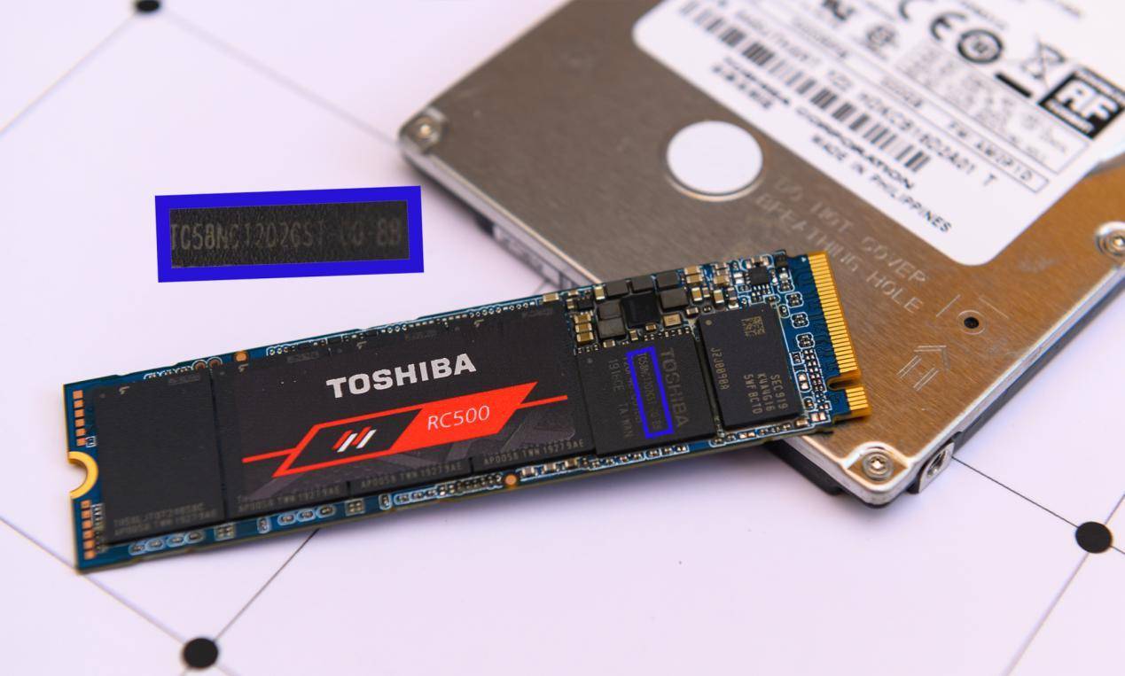 东芝rc500nvme固态硬盘开箱视频,东芝rc500全新固态硬盘接口