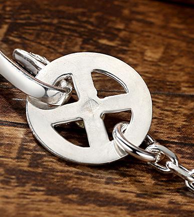 手工纯银项链999纯银正品网红爆款,羽毛纯银项链