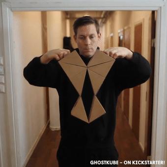 用折纸做多变魔方,用折纸叠的变形魔方