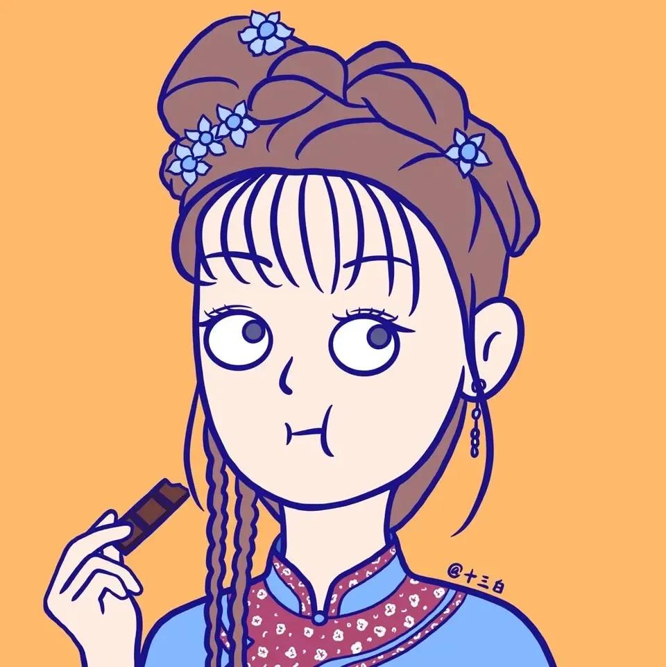 古典漫画头像小可爱,经典头像小可爱