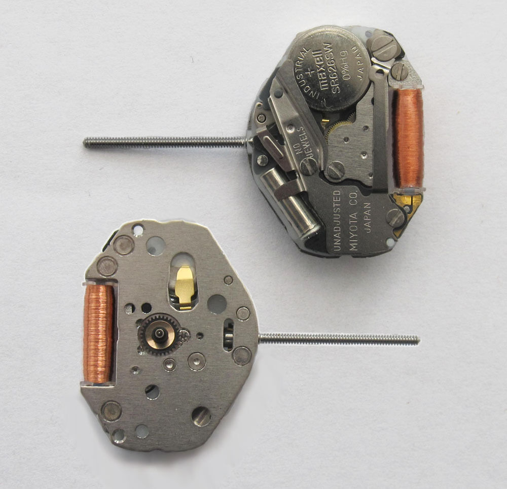 石英表电子表都用纽扣电池吗,电波钟机芯纽扣电池