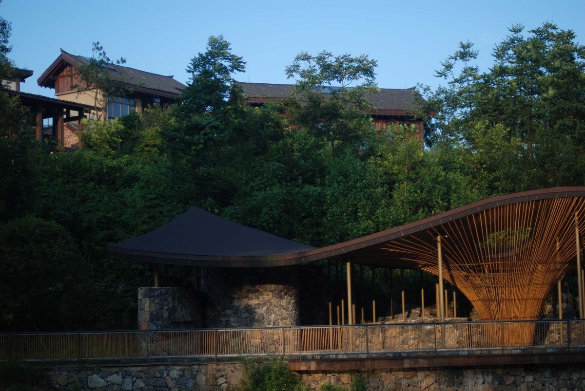 武隆归原镇茶亭,重庆武隆仙女山归原小镇茶亭建筑