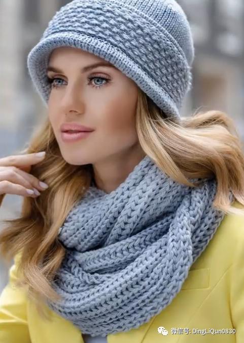 针织帽子简单款好看的,纯手工针织年轻人戴的帽子教程
