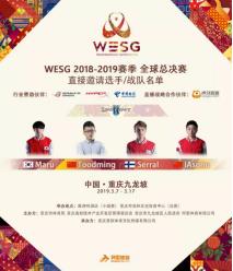 2016wesg全球总决赛,2018wesg全球总决赛