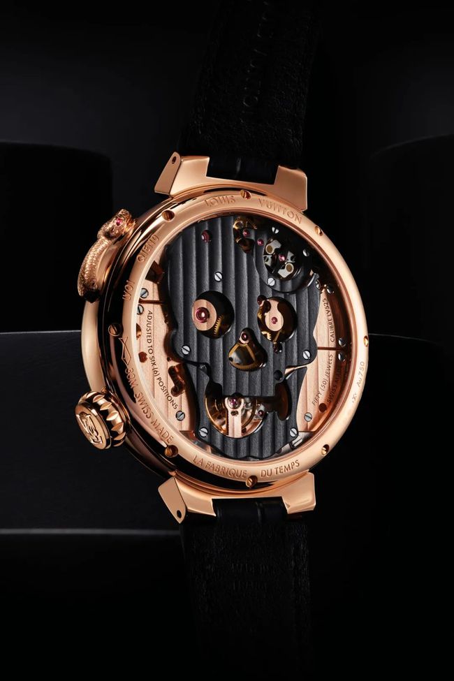 lv路易威登三针超火款手表,路易威登lv响尾蛇骷髅腕表