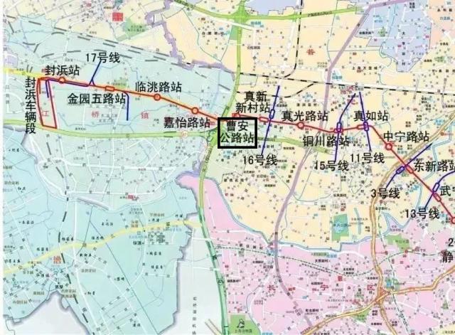 上海地铁11号线嘉定北线路图,上海地铁11号线嘉定新城终点站