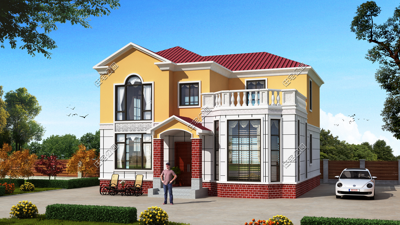 10套二层农村别墅图便宜又好看,50套农村二层别墅图纸及价格