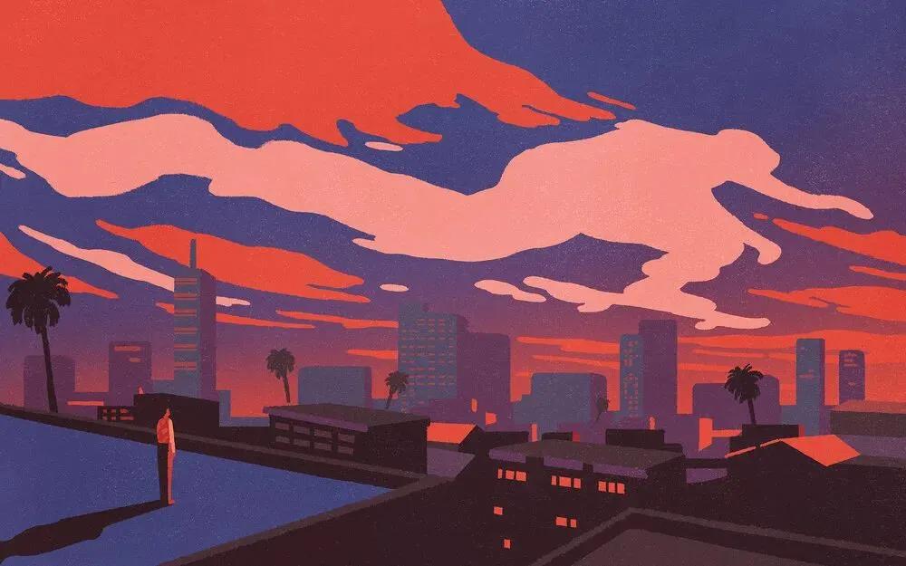 美国纽约视觉艺术学院插画,插画毕业展