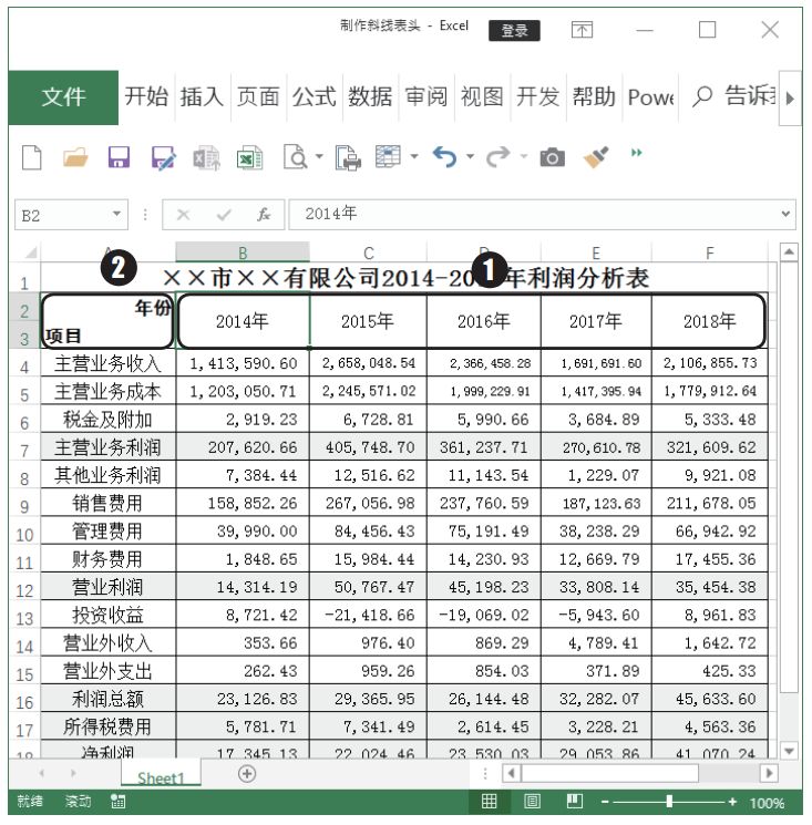 excel如何插入斜线表头并输入文字,wpsexcel三个斜线表头怎么做
