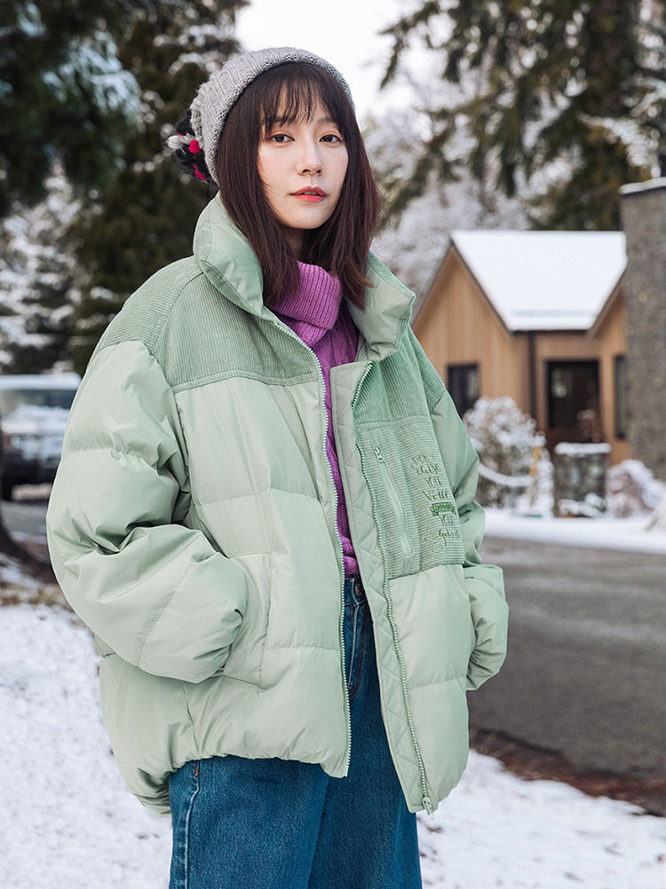 适合矮个子简单大方的羽绒服,小个子短款羽绒服女款爆款