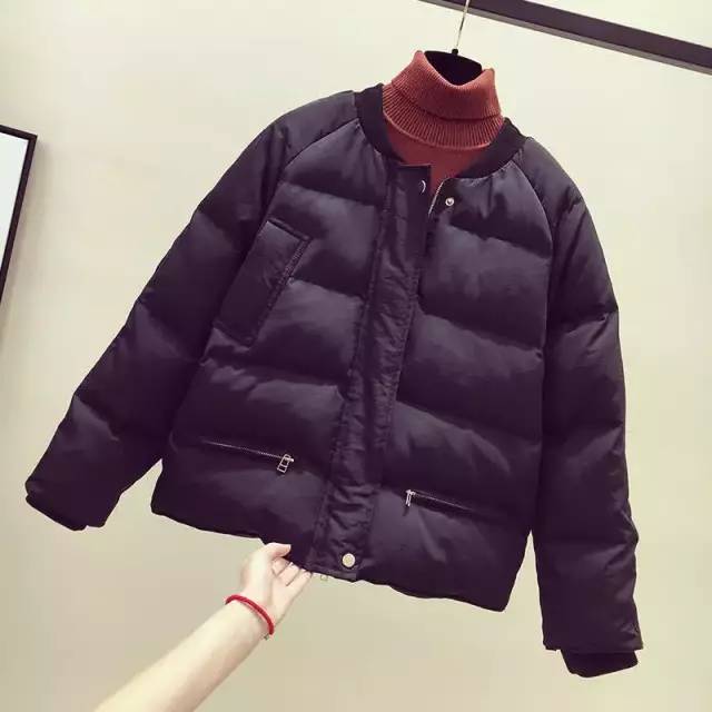 短款羽绒服配长款大t鲨鱼裤穿搭,中短羽绒棉服适合穿什么裤