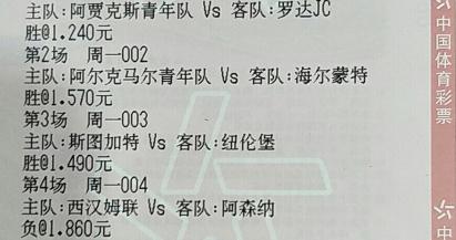 今日竞彩推荐：精选4串1，努力前行，一步一个脚印