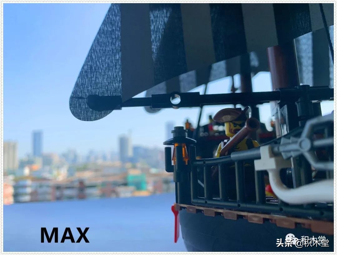 「虚测评」哲高积木QL1801海盗船之骷髅冒险号