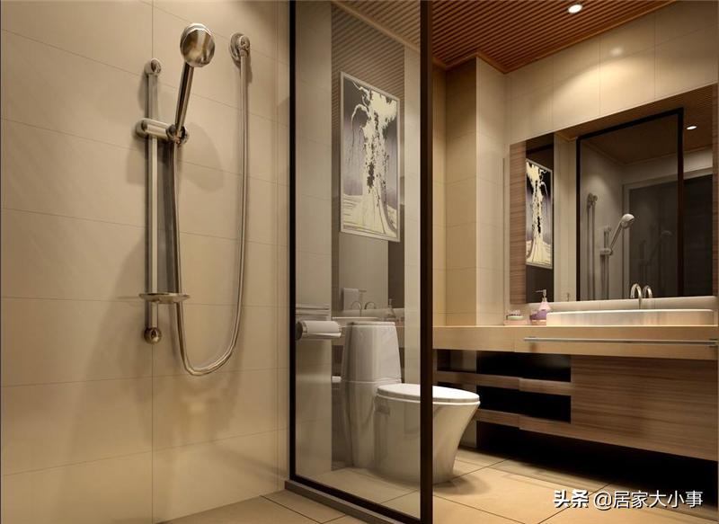 小卫生间淋浴和马桶太近怎么隔开,厕所小马桶离淋浴近怎么办