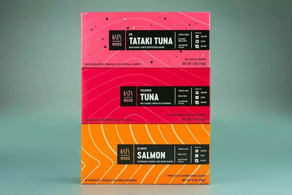 海鲜产品设计效果图,中国风海鲜包装设计