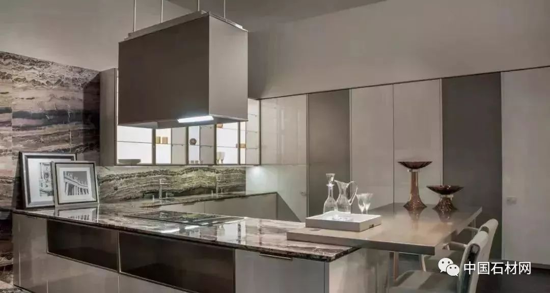 厨房多色台面,最流行的厨房大理石台面