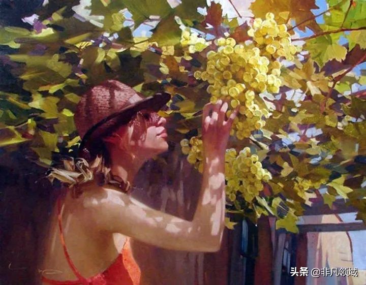 俄罗斯画家笔下的田园风光,俄罗斯画家的油画艺术美到极致