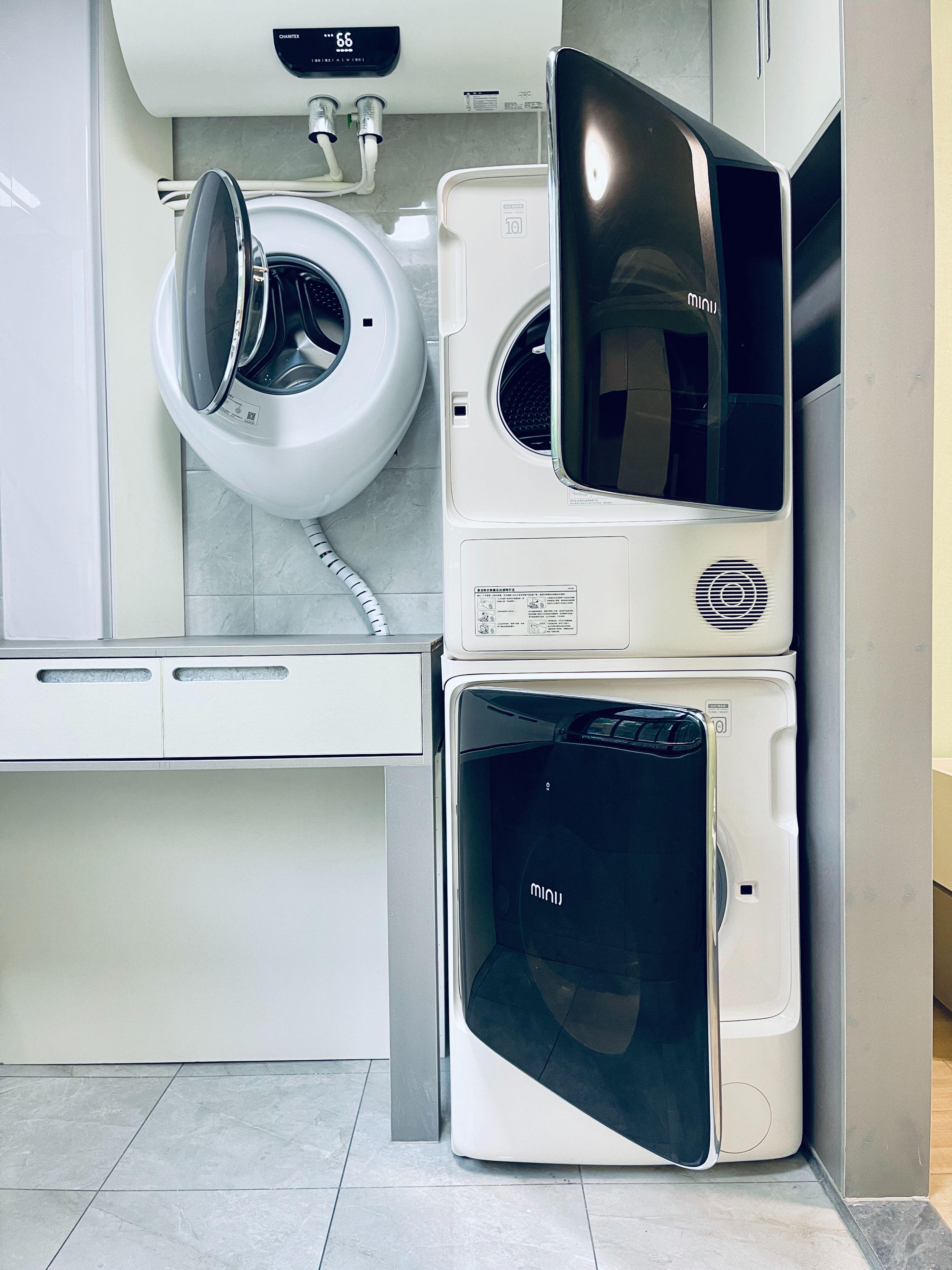 一字型洗衣房怎么布置好看,一平米洗衣房晾衣设计