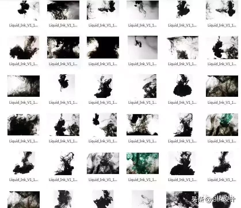 水墨风水海报手绘教程图片,水墨质感的中国风海报ps