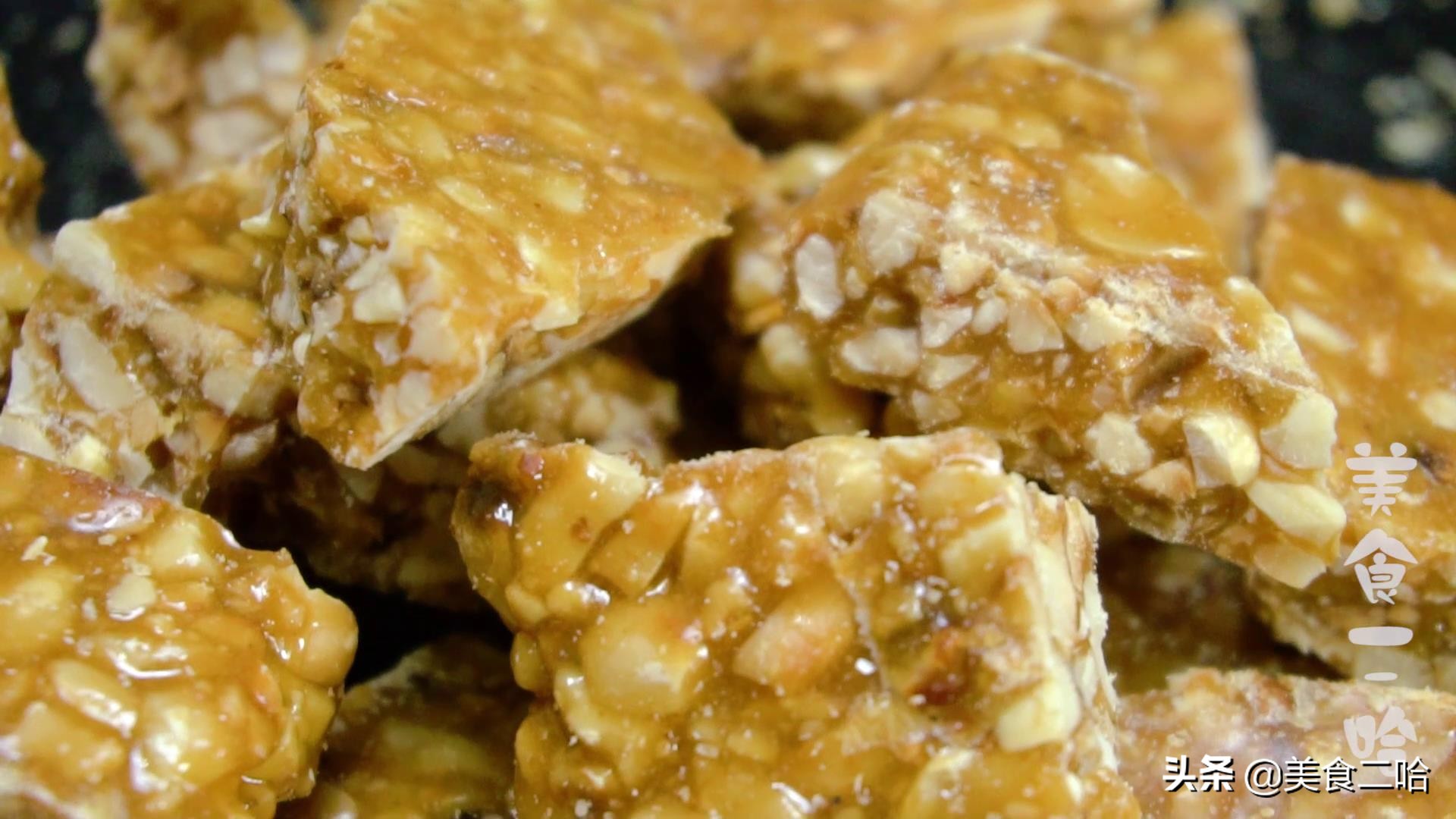 过年吃的手工花生糖,春节必备零食糖