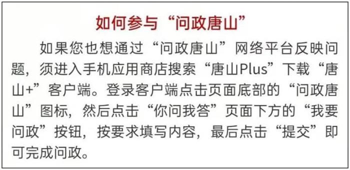 问政唐山2019,问政唐山热线