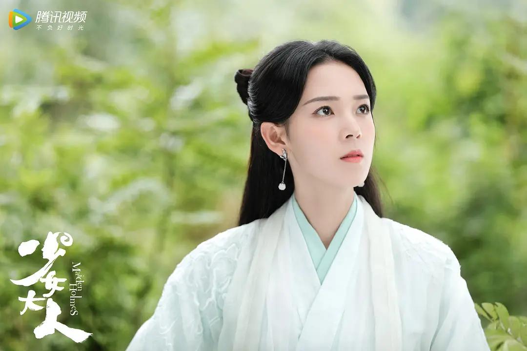 有齐刘海的古装编发,无刘海古装发型编发