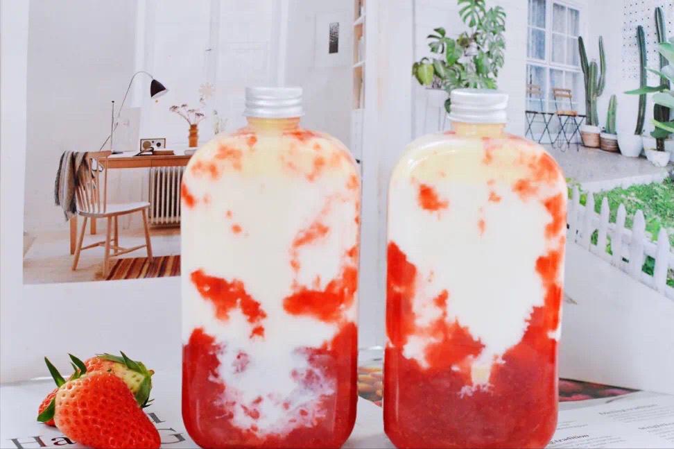 草莓牛乳推荐,韩国草莓牛乳制作方法