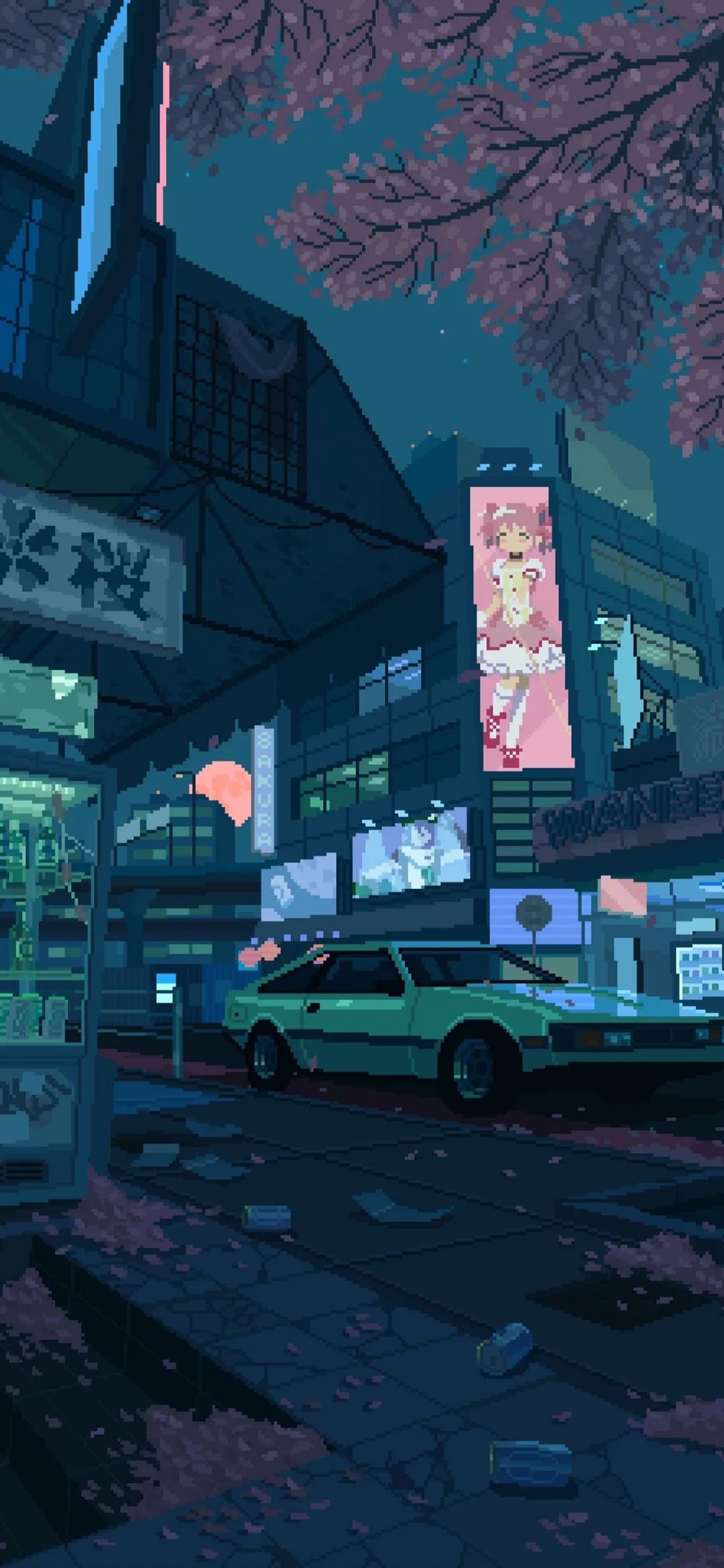 壁纸插画像素风,壁纸推荐像素风和插画风